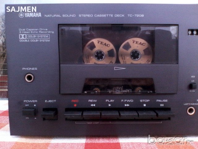  YAMAHA TC-720B 3HEAD Hi-fi.ДЕК, снимка 10 - Декове - 17318231