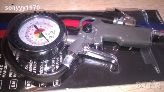 манометър с маркуч за гуми, снимка 3 - Аксесоари и консумативи - 22659504