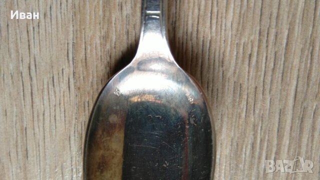 Пълен Комплект Дебело Посребърни Лъжички с Кутия - Маркови!, снимка 2 - Антикварни и старинни предмети - 24591382