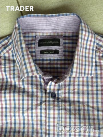 CHARLES VOGELE, мъжка риза, размер L,easy care,100%памук, снимка 8 - Ризи - 19160914