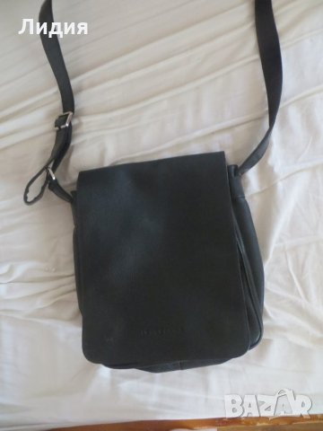 Мъжка кожена чанта Longchamp, снимка 1 - Чанти - 25711699
