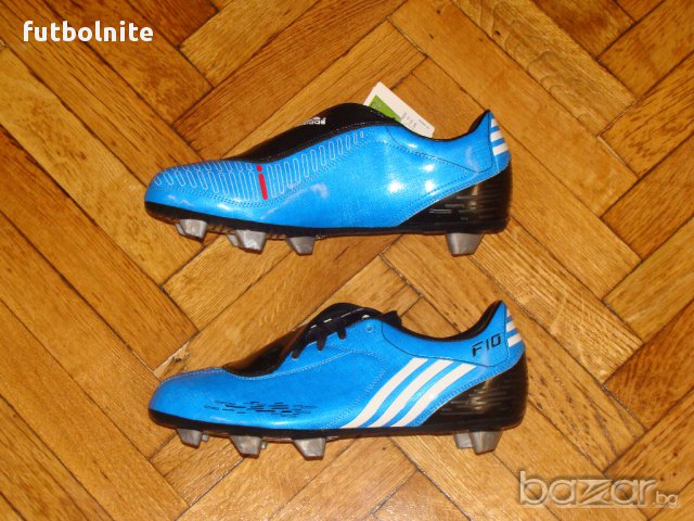 Адидас Футболни Обувки Нови Бутонки Adidas F10i Blue Football Boots 45, снимка 1 - Маратонки - 12231062