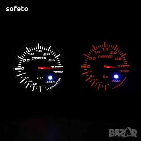 Бустметър 3 бара буустметър бууст метър буст метър 3bar турбо тунинг буст метър, снимка 2 - Аксесоари и консумативи - 25377452