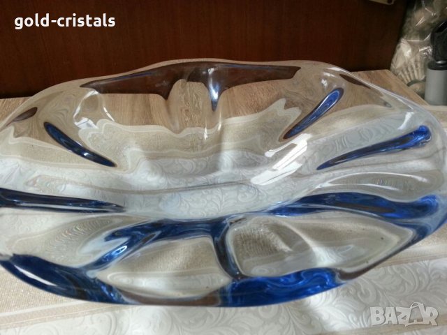 кристална купа фруктиера , снимка 2 - Антикварни и старинни предмети - 22989139
