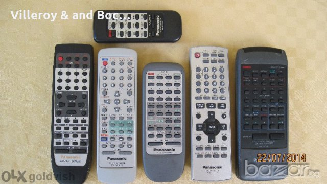 Panasonic - Дистанционни , снимка 4 - Аудиосистеми - 19968196