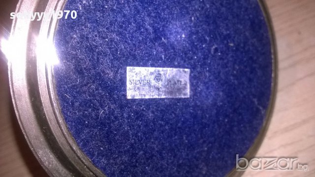 Silver plated 8x7см-коте внос швеицария, снимка 13 - Антикварни и старинни предмети - 16969971