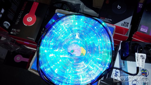 Коледни лампички - силиконов маркуч 10 метра -многоцветен, снимка 17 - Осветление - 12796189