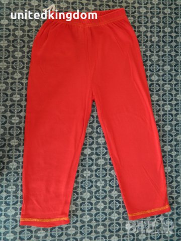 Червени панталонки закупени от Джъмбо, снимка 1 - Детски панталони и дънки - 23786031