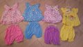Бебешки комплект сет лот 2 части летен рокля и панталонки, снимка 1 - Комплекти за бебе - 21242123