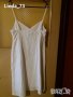 Дам.рокля-"H&M"-/лен+памук/-цвят-бяла. Закупена от Италия., снимка 2