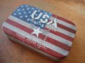 " Американско знаме " - метална кутийка , снимка 4