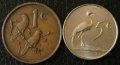 лот от 2 монети 1967, Южна Африка, снимка 1