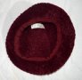 C&A дамска шапка бордо, снимка 3
