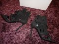 HUGO BOSS Fara Leather Heeled Sandals Fringe Detail, снимка 11