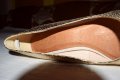 ROOTS! - 100% Оригинални страхотни дамски обувки на ток от Норвегия / Златисти / Блестящи / Луксозни, снимка 14