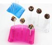 3 цвята Кейк попс Cake pop pops пластмасова стойка поставка стенд близалки клечки лолипоп кейк поп, снимка 2