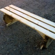Бутикова дървена пейка, снимка 3 - Столове - 15153267