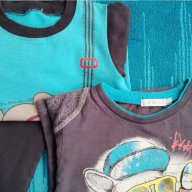 Бебешки комплект за момче от две части + блузка с дълъг ръкав, снимка 6 - Комплекти за бебе - 15911285