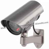 Фалшива камера за видеонаблюдение ГОЛЯМА - код 1100, снимка 2 - Други - 13574260