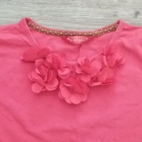 Детска блузка с 3д цветя , снимка 2 - Детски Блузи и туники - 22578296