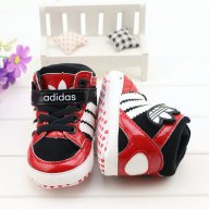  бебешки маратонки буйки обувки адидас adidas baby new red, снимка 3 - Бебешки обувки - 13405117