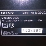 Sony mds-303 minidisc deck-made in japan-внос швеицария, снимка 12 - Ресийвъри, усилватели, смесителни пултове - 14757281