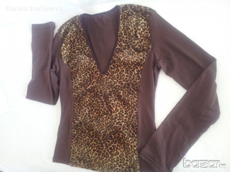 Блуза с леопардов десен, снимка 1