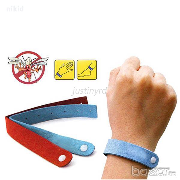 Bugslock репелентна защитна гривна против комари за малки и големи, снимка 1