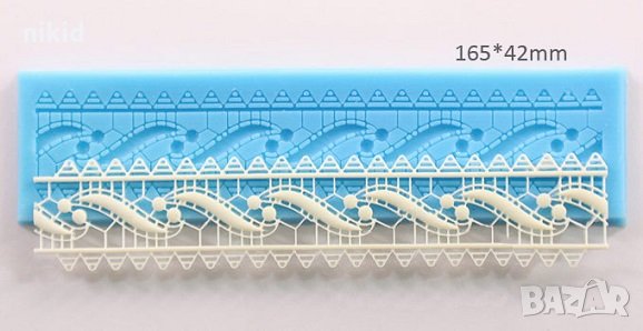 Фина тънка усукана плетеница за сладка захарна дантела за декорации на торта фондан гъмпейст и др, снимка 1