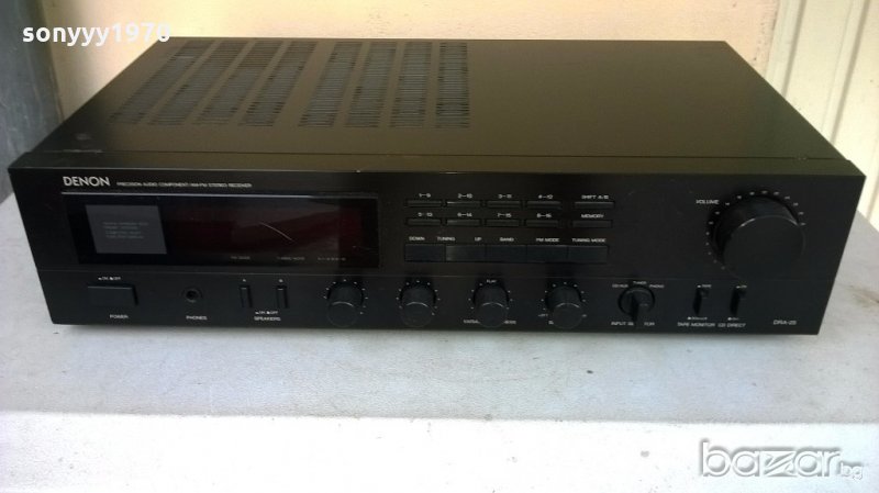 Denon dra-25 receiver-made in japan-внос швеицария, снимка 1