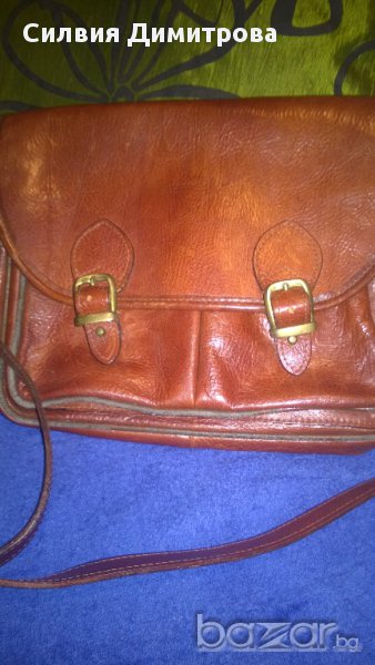 Чанта Естествена Кожа, снимка 1