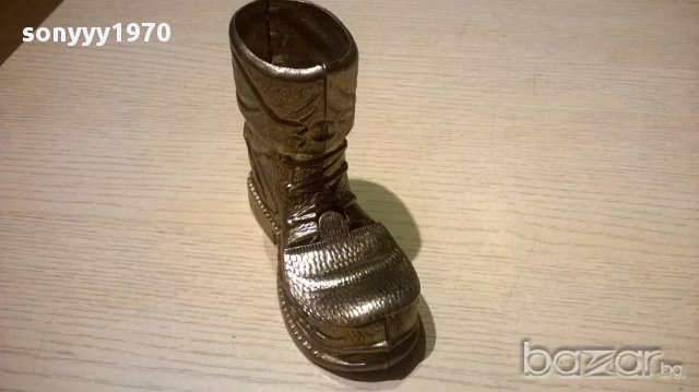 Златната обувка-14/11/6см-made in spain-мед/месинг-внос швеицария, снимка 8 - Колекции - 13904027