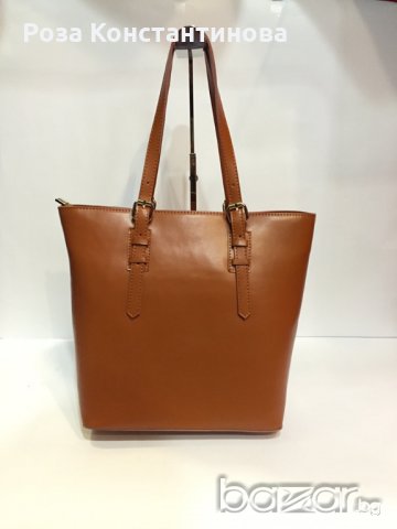 Дамска чанта от кожа, снимка 3 - Чанти - 19911437