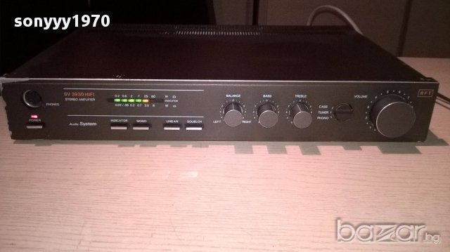 Rft sv 3930 hi-fi stereo amplifier-made in germany-внос швеицария, снимка 11 - Тонколони - 12832833