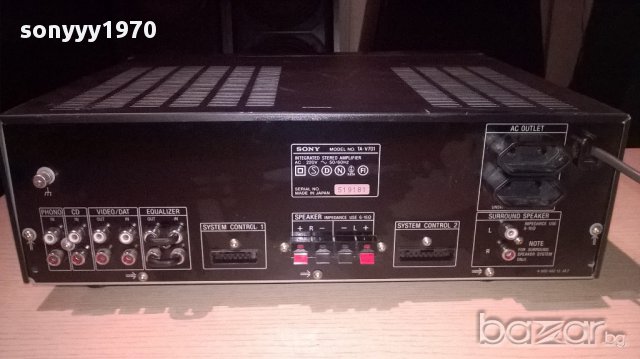 sony ta-v701 stereo amplifier-japan-внос швеицария, снимка 9 - Ресийвъри, усилватели, смесителни пултове - 12616764