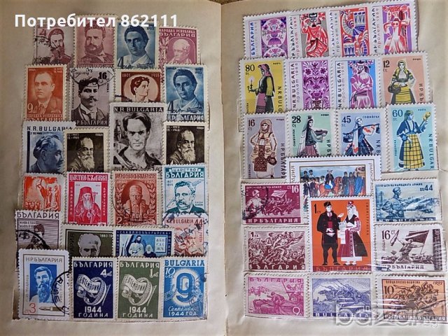 Лот от 139 Пощенски марки - богата колекция