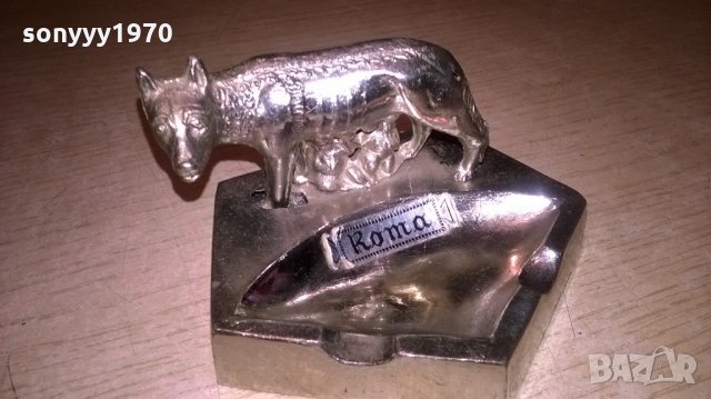 roma-ретро колекция-метален пепелник-внос швеицария, снимка 9 - Колекции - 22010948