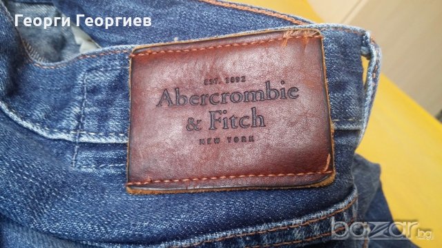 Мъжки дънки Abercrombie & Fitch /Аберкромби енд фич, 100% оригинал, снимка 12 - Дънки - 19959140