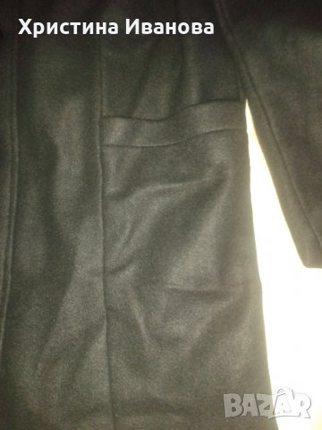 Черно дамско палто, снимка 3 - Палта, манта - 22384362