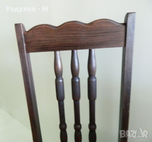 Трапезен стол Ка тъмен орех , снимка 2 - Столове - 22349805