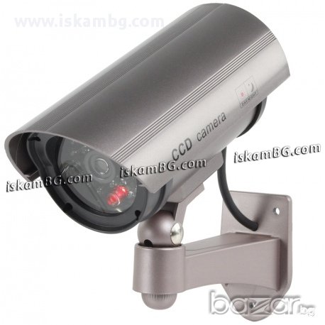Фалшива камера за видеонаблюдение ГОЛЯМА - код 1100, снимка 2 - Други - 13574260
