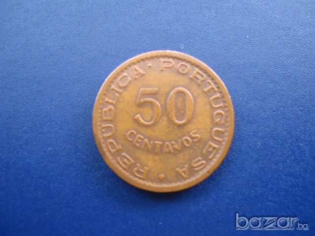 50 ЦЕНТАВОС 1955 г. АНГОЛА, снимка 1