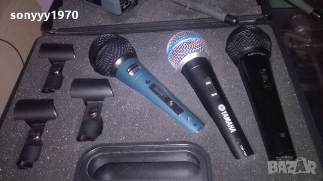 shure behringer yamaha zodiac-microphone-внос швеицария, снимка 1 - Микрофони - 23883592