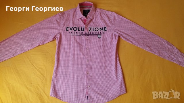 Мъжка риза Stangata/Стангата, 100% оригинал, снимка 12 - Ризи - 22527864