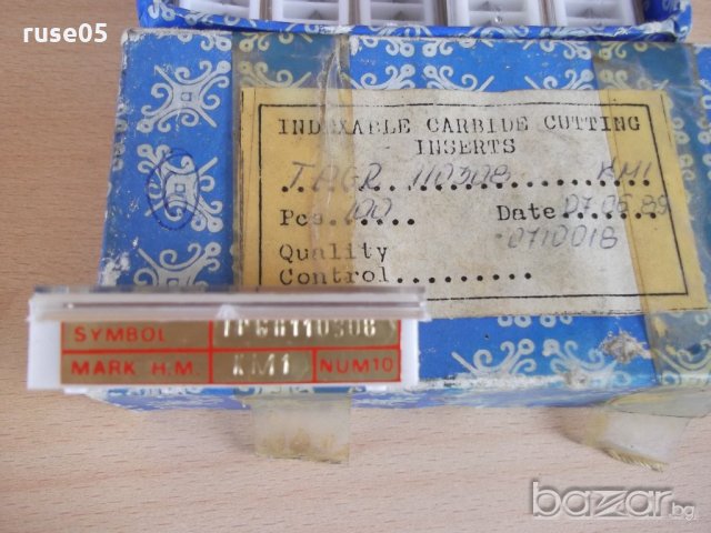 Пластини нови комплект от 10 бр. за стругарски ножове - 3, снимка 2 - Други инструменти - 21357064