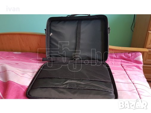 Продавам чисто нова чанта за лаптоп,черна с прегради, снимка 1 - Лаптоп аксесоари - 21769963