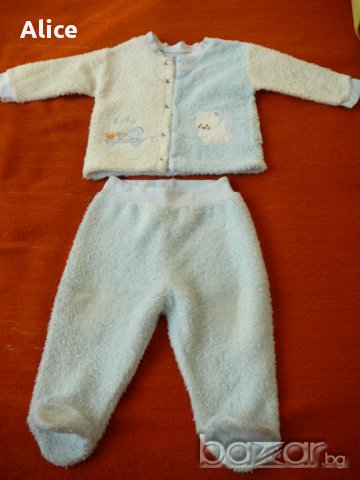 Плюшено комплектче ръст до 74см., снимка 4 - Комплекти за бебе - 8744578