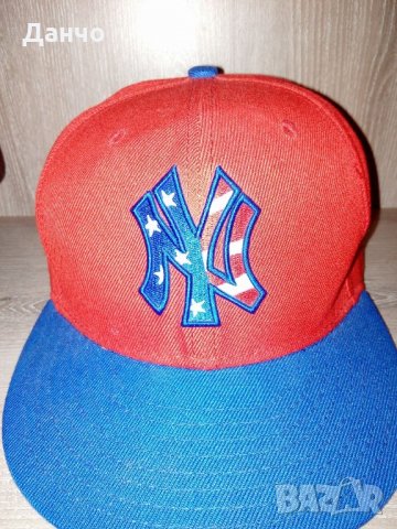 Шапка с козирка-New york yankees.Нова!Намаление!, снимка 4 - Шапки - 21702263