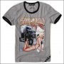 FRANKIE MORELLO GREY TRUCKER PRINT Мъжка Тениска size M, снимка 1