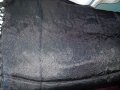 Голям черен шал 186 х 62 см с ресни